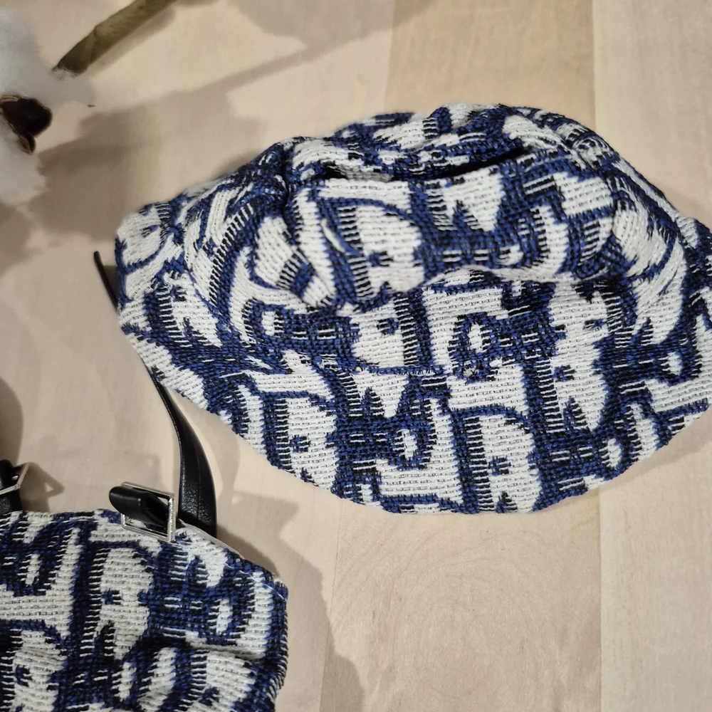 💙🤍NEW💙🤍 ADORABLE!! LABUBU 2PC Set With BUCKET HAT And OVERALLS ONLY